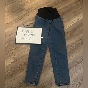 Isabel Classic Blue Straight Leg Jeans